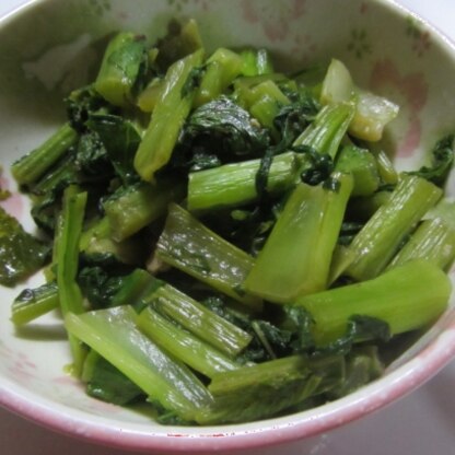 いっぱい採れた小松菜がどんどんなくなっちゃう美味しさ
Ｏ(≧▽≦)Ｏ ﾜｰｲ♪
